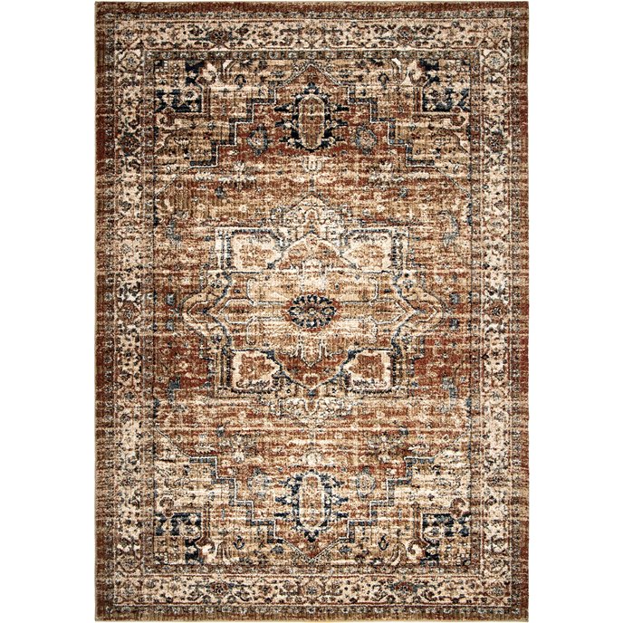 Heriz Medallion Rust 5'1"x7'6" Rug Thumbnail