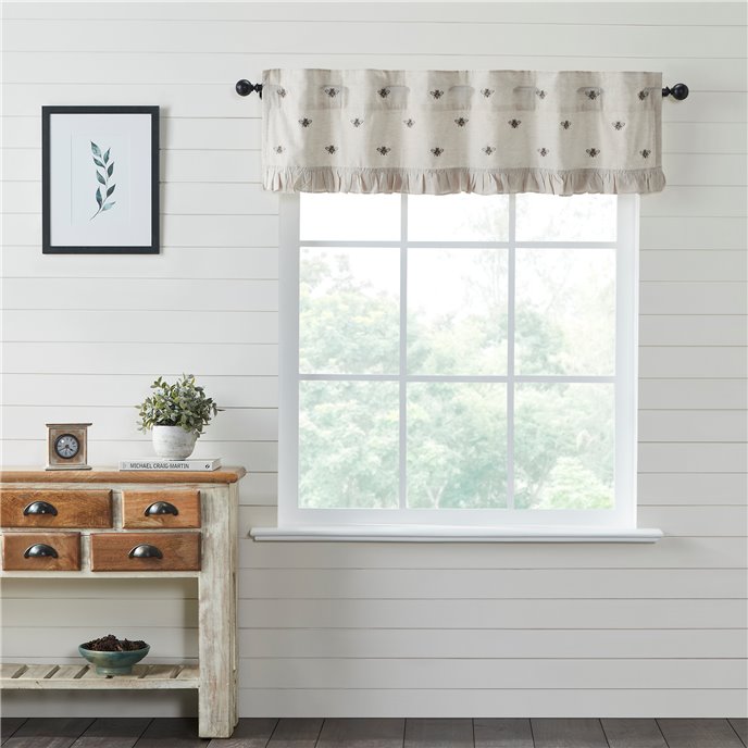 Embroidered Bee Valance 16x60 Thumbnail