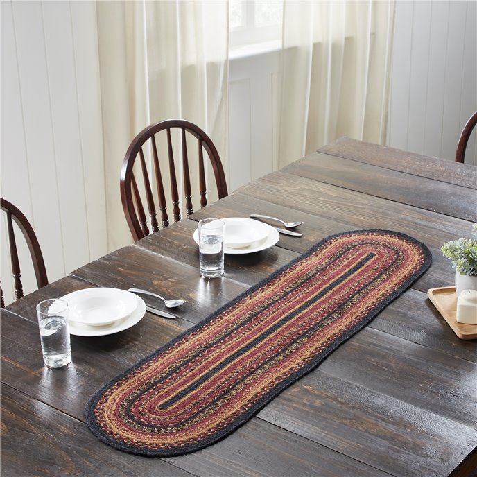 Heritage Farms Jute Oval Runner 13x48 Thumbnail