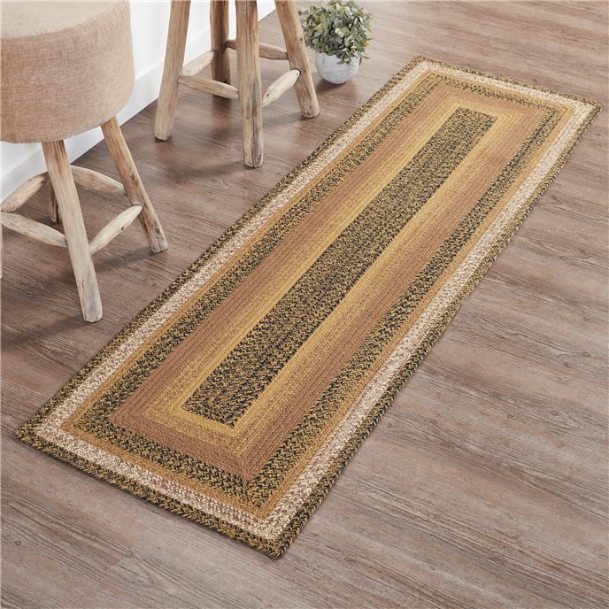 Kettle Grove Jute Rug/Runner Rect w/ Pad 24x78 Thumbnail