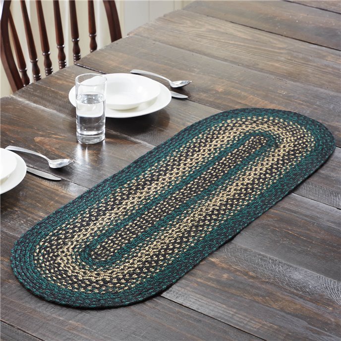 Pine Grove Jute Oval Runner 13x36 Thumbnail