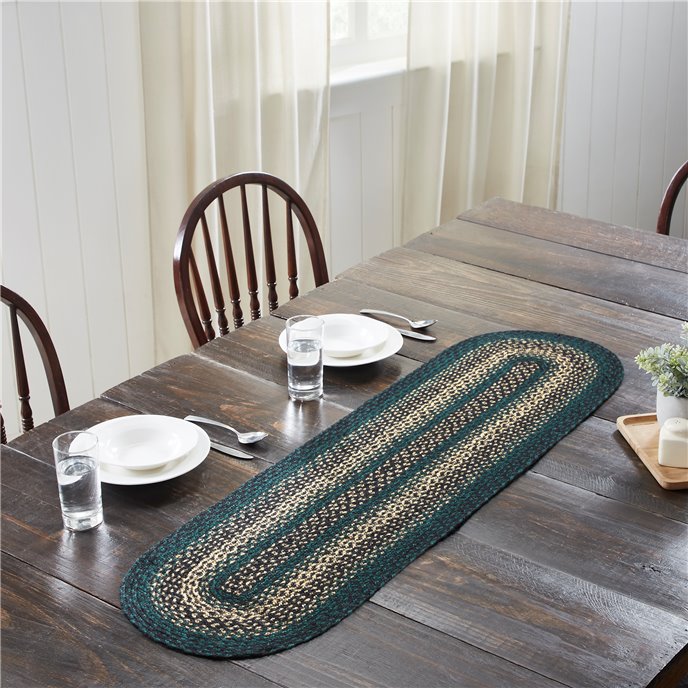 Pine Grove Jute Oval Runner 13x48 Thumbnail