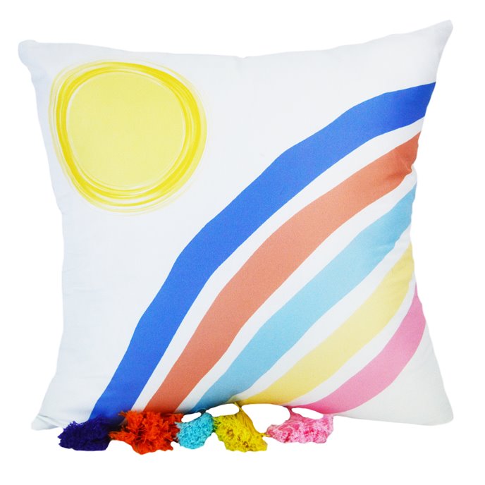 Smoothie "Rainbow" Decorative Pillow Thumbnail