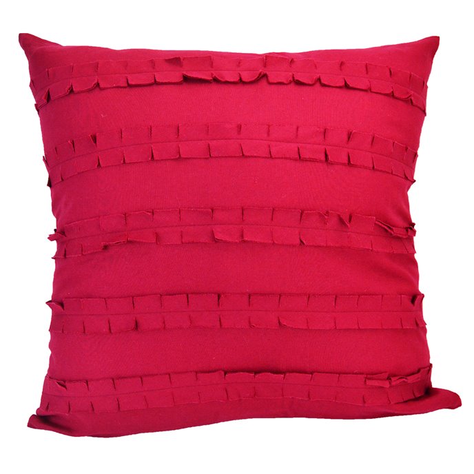 Dawson "Red Ruffle" Decorative Pillow Thumbnail