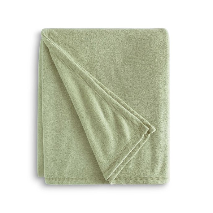 Martex Super Soft Fleece Twin Sage Blanket Thumbnail