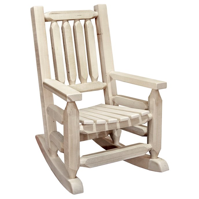 Homestead Child's Rocker - Clear Lacquer Finish Thumbnail