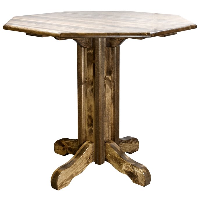 Homestead Counter Height Pub Table - Stain & Lacquer Finish Thumbnail