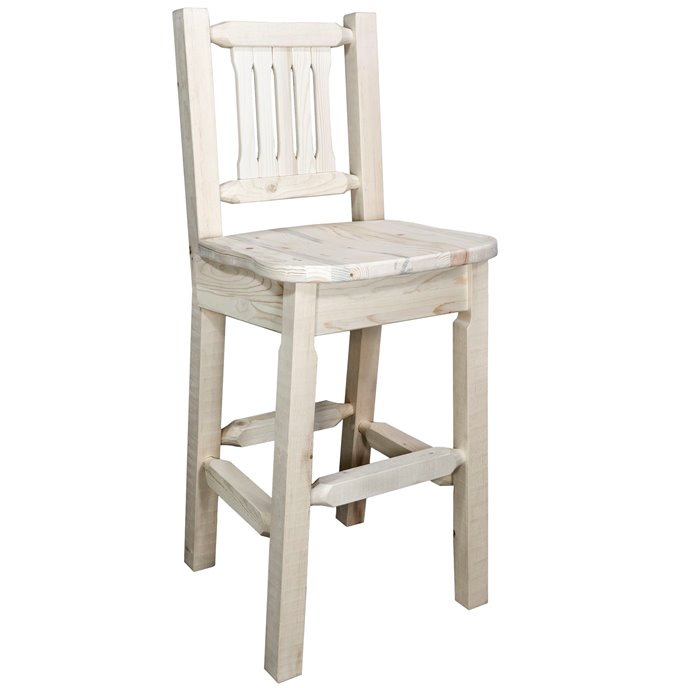 Homestead Counter Height Barstool w/ Back - Ready to Finish Thumbnail