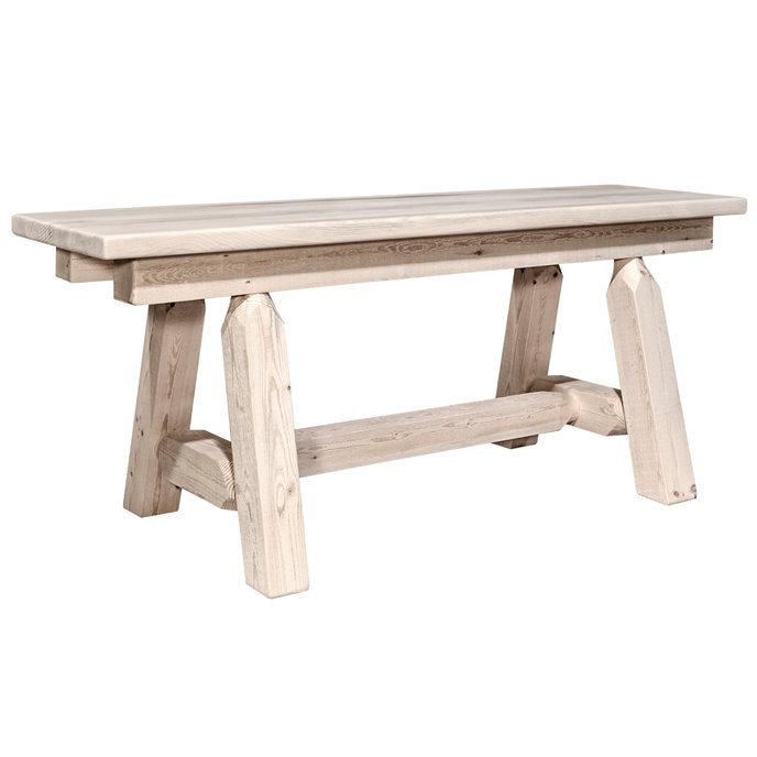 Homestead Plank Style 45 Inch Bench - Ready to Finish Thumbnail
