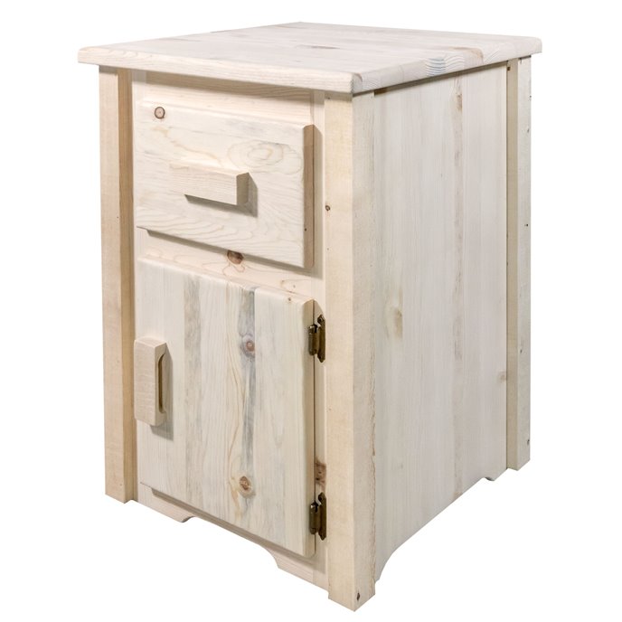 Homestead End Table w/ Drawer & Right Hinged Door - Ready to Finish Thumbnail