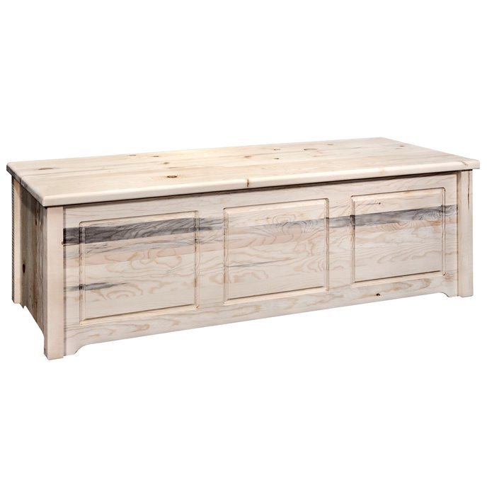 Homestead Blanket Chest - Clear Lacquer Finish Thumbnail