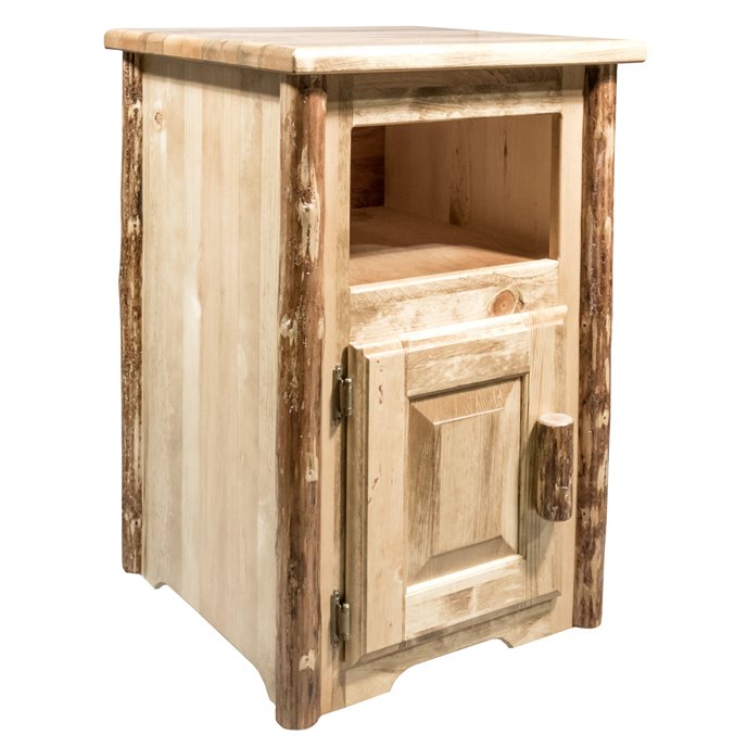 Glacier End Table w/ Left Hinged Door Thumbnail