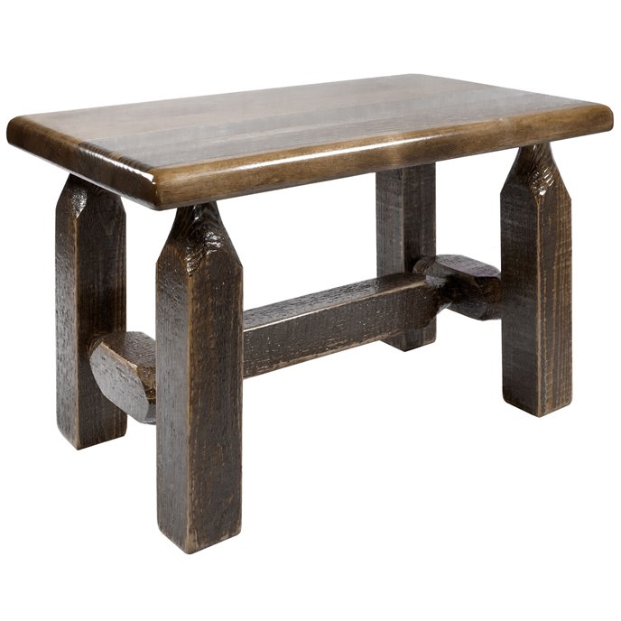 Homestead Ottoman - Stain & Clear Lacquer Finish Thumbnail