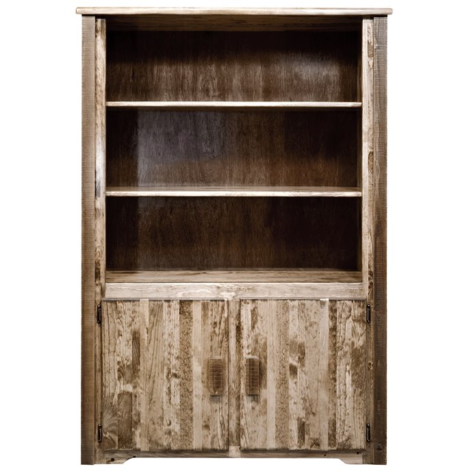 Homestead Bookcase with Storage - Stain & Clear Lacquer Finish Thumbnail