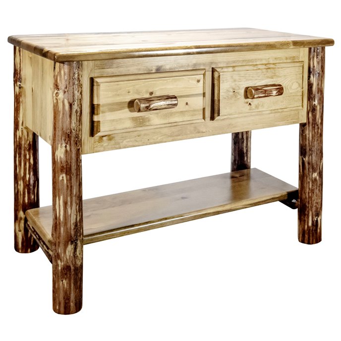 Glacier Console Table w/ 2 Drawers Thumbnail