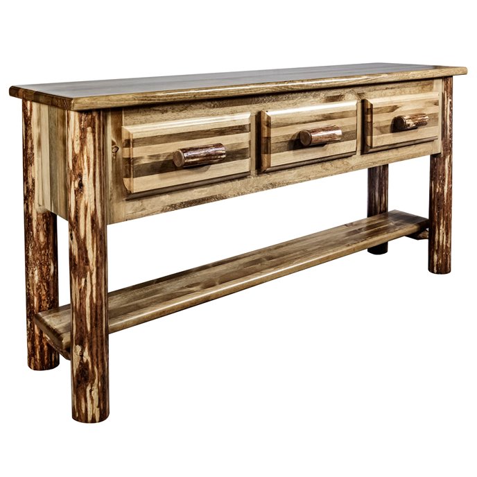 Glacier Console Table w/ 3 Drawers Thumbnail