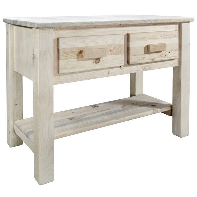 Homestead Console Table w/ 2 Drawers - Ready to Finish Thumbnail