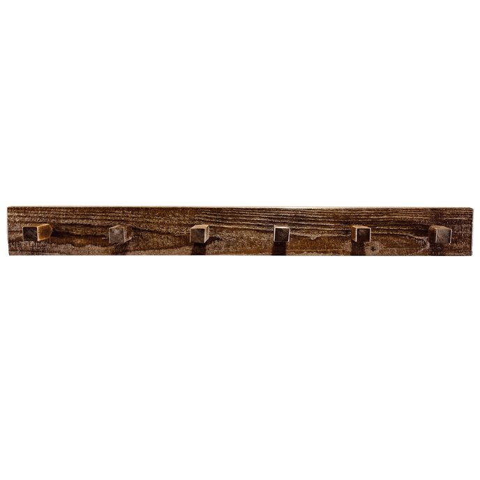Homestead 4 Foot Coat Rack - Stain & Clear Lacquer Finish Thumbnail