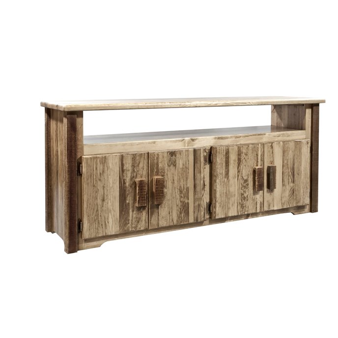 Homestead Television Stand - Stain & Clear Lacquer Finish Thumbnail