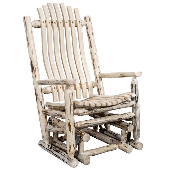 Montana Glider Rocker - Clear Lacquer Finish Thumbnail