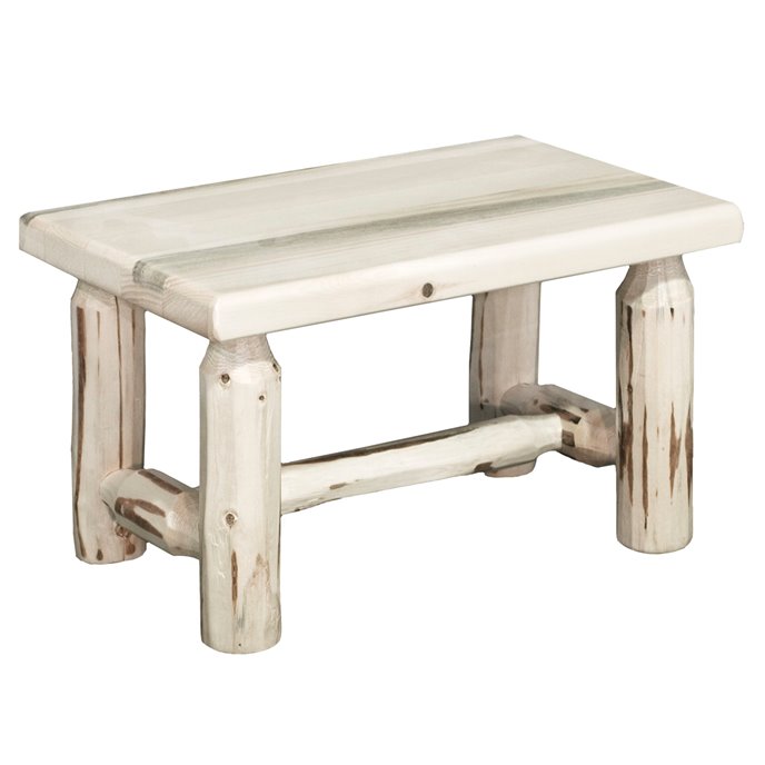 Montana Footstool - Clear Lacquer Finish Thumbnail