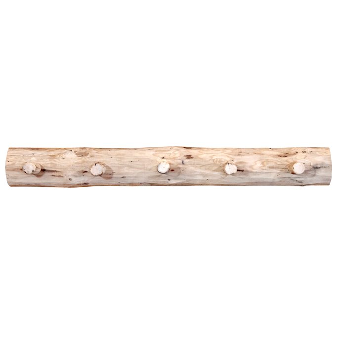 Montana 3 Foot Coat Rack - Clear Lacquer Finish Thumbnail