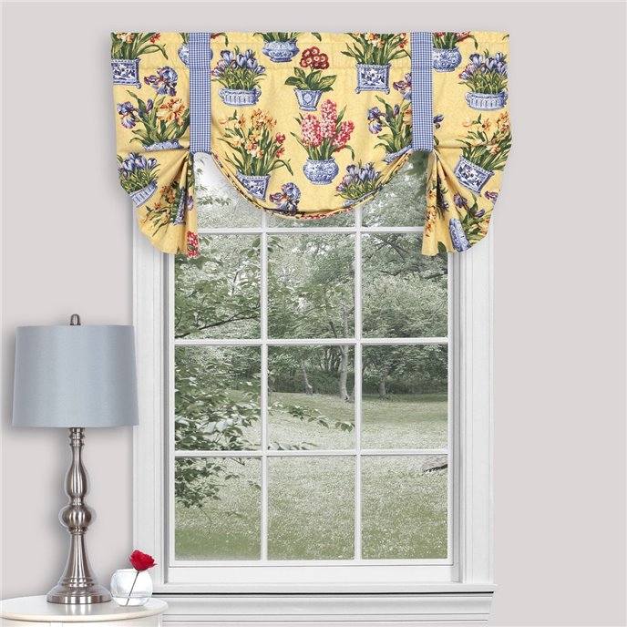 Melanie Buttercream Tie Up Curtain Thumbnail