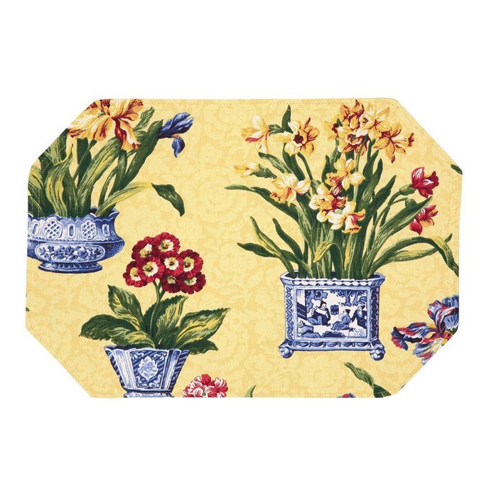 Melanie Buttercream Set of 4 Placemats - Floral Thumbnail