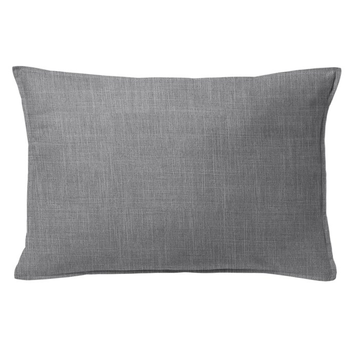 Austin Gray Decorative Pillow - Size 14"x20" Rectangle Thumbnail
