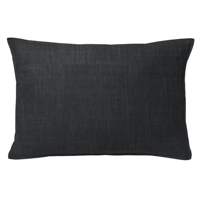 Austin Charcoal Decorative Pillow - Size 14"x20" Rectangle Thumbnail