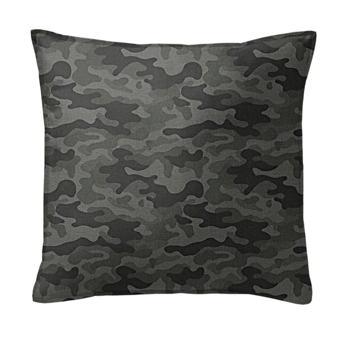 Basic Camo Army Green Decorative Pillow - Size 24" Square Thumbnail