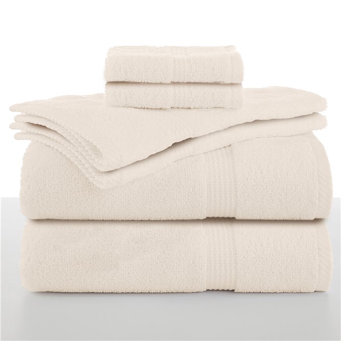 Utica® Essentials 6-Piece Ecru Bath Towel Set Thumbnail