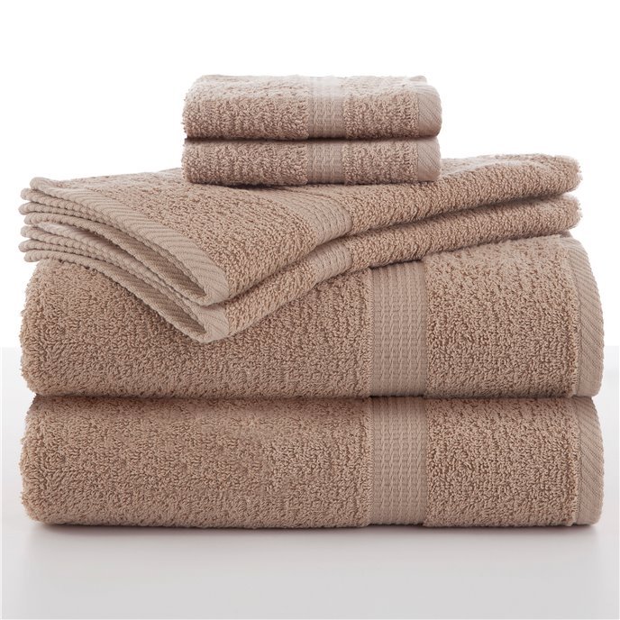 Utica® Essentials 6-Piece Linen Bath Towel Set Thumbnail