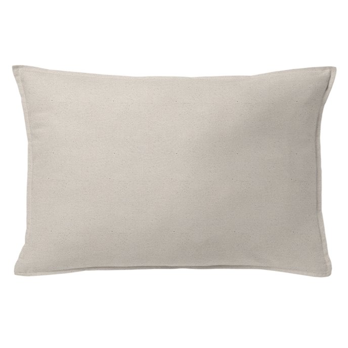 Braxton Natural Decorative Pillow - Size 14"x20" Rectangle Thumbnail