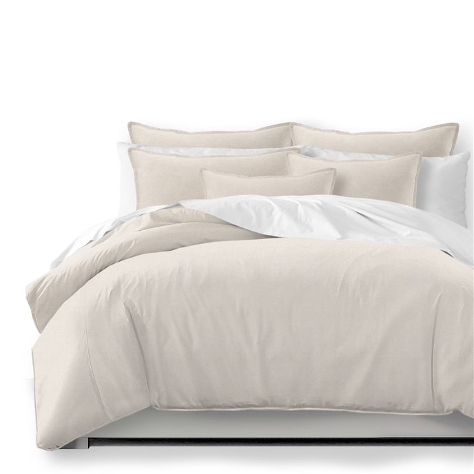 Braxton Natural Comforter and Pillow Sham(s) Set - Size Twin Thumbnail