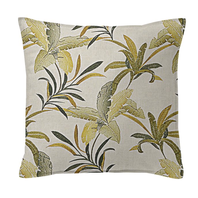 Renee Palm Green Decorative Pillow - Size 20" Square Thumbnail