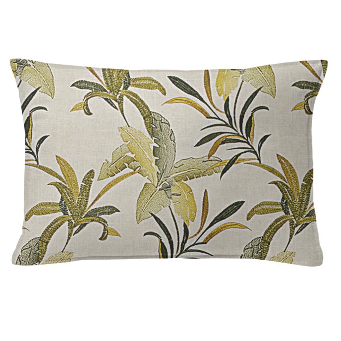 Renee Palm Green Decorative Pillow - Size 14"x20" Rectangle Thumbnail