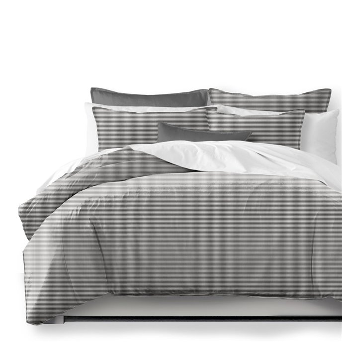 Rockton Check Gray Comforter and Pillow Sham(s) Set - Size Full Thumbnail