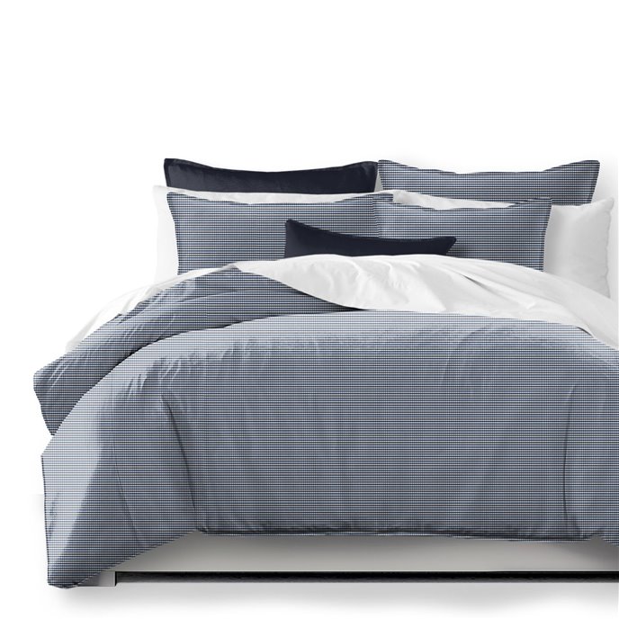Rockton Check Indigo Comforter and Pillow Sham(s) Set - Size Queen Thumbnail