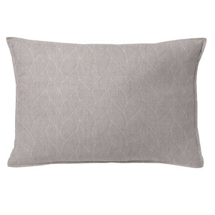 Zickwood Ecru Decorative Pillow - Size 14"x20" Rectangle Thumbnail