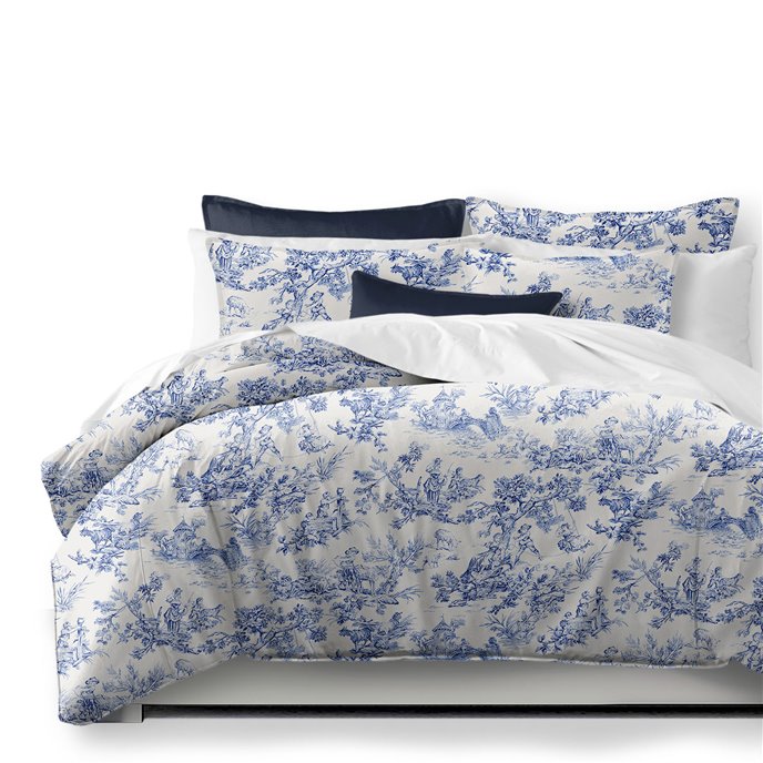 Villa Nova Ink Comforter and Pillow Sham(s) Set - Size Queen Thumbnail