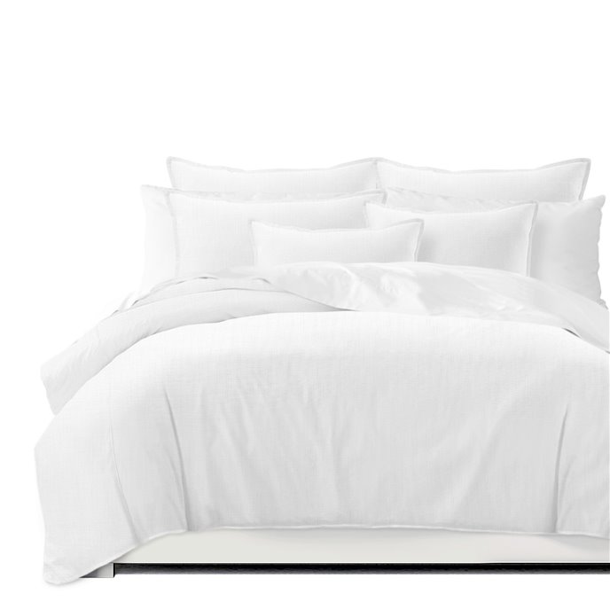 Ancebridge Bright White Coverlet and Pillow Sham(s) Set - Size King / California King Thumbnail