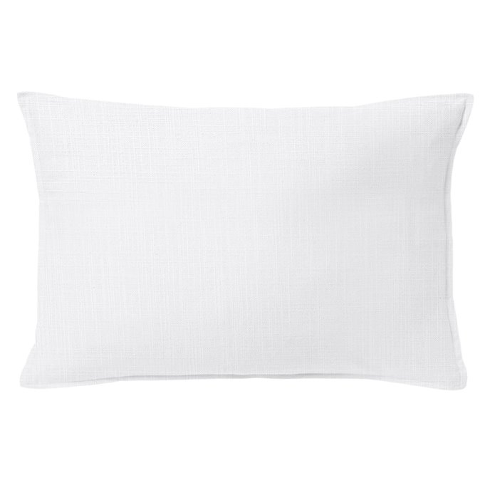 Ancebridge Bright White Decorative Pillow - Size 14"x20" Rectangle Thumbnail