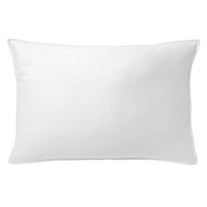 Nova White Decorative Pillow - Size 14"x20" Rectangle Thumbnail