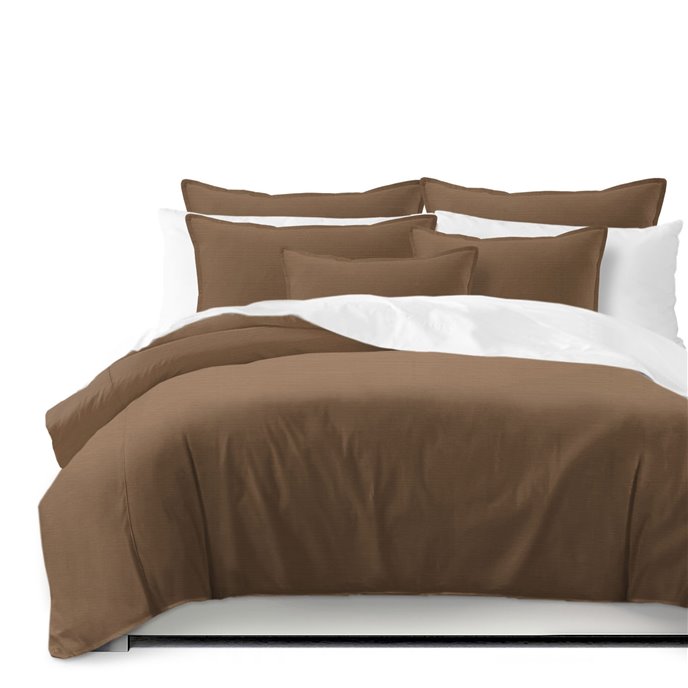 Nova Walnut Duvet Cover and Pillow Sham(s) Set - Size Queen Thumbnail