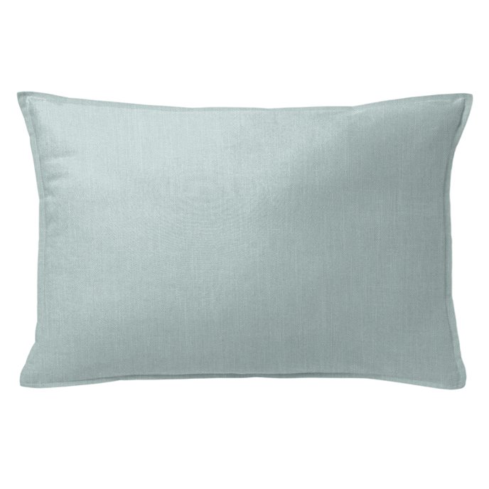 Sutton Aqua Mist Decorative Pillow - Size 14"x20" Rectangle Thumbnail