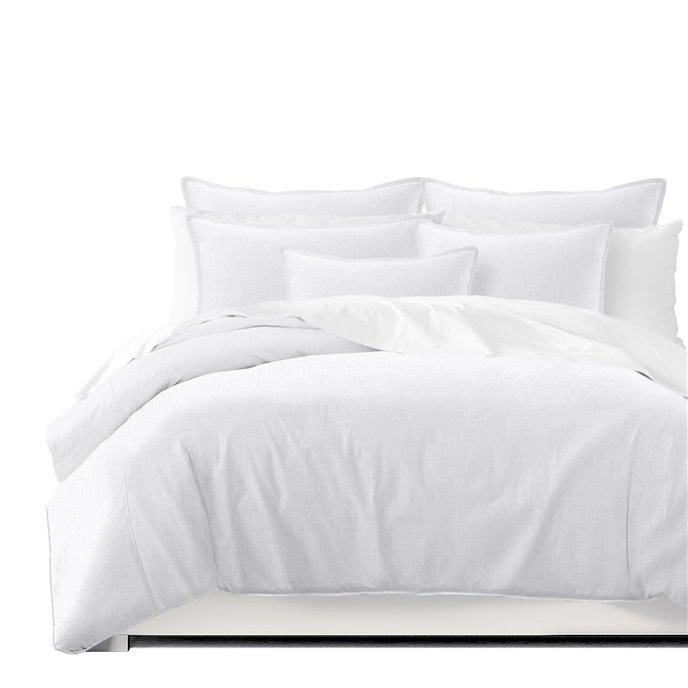 Sutton White Comforter and Pillow Sham(s) Set - Size King / California King Thumbnail