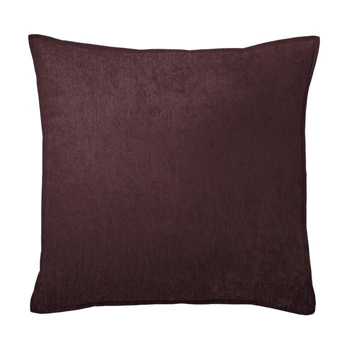 Juno Velvet Bordeaux Decorative Pillow - Size 20" Square Thumbnail