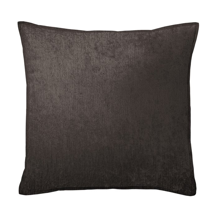Juno Velvet Chocolate Decorative Pillow - Size 24" Square Thumbnail