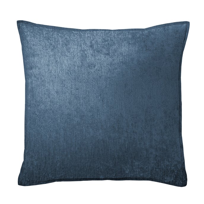 Juno Velvet Bluebell Decorative Pillow - Size 20" Square Thumbnail